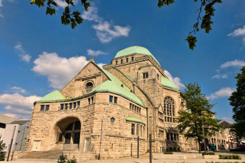 Die Synagoge in der Stadt essen
